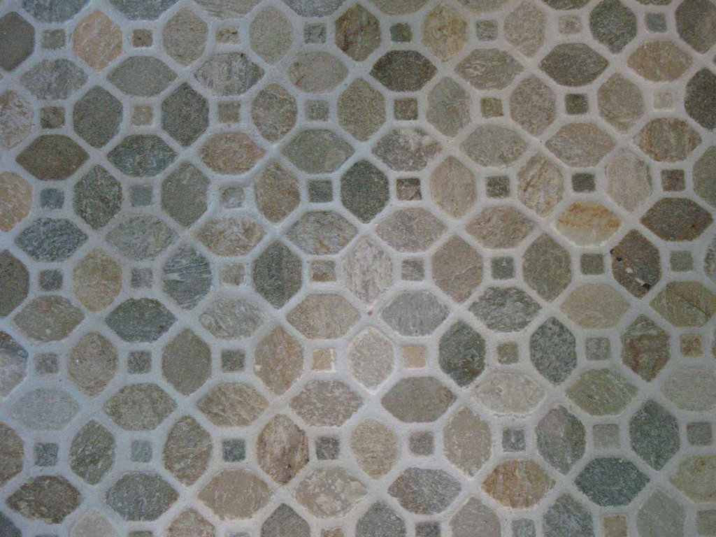 Decorative mosaic floor